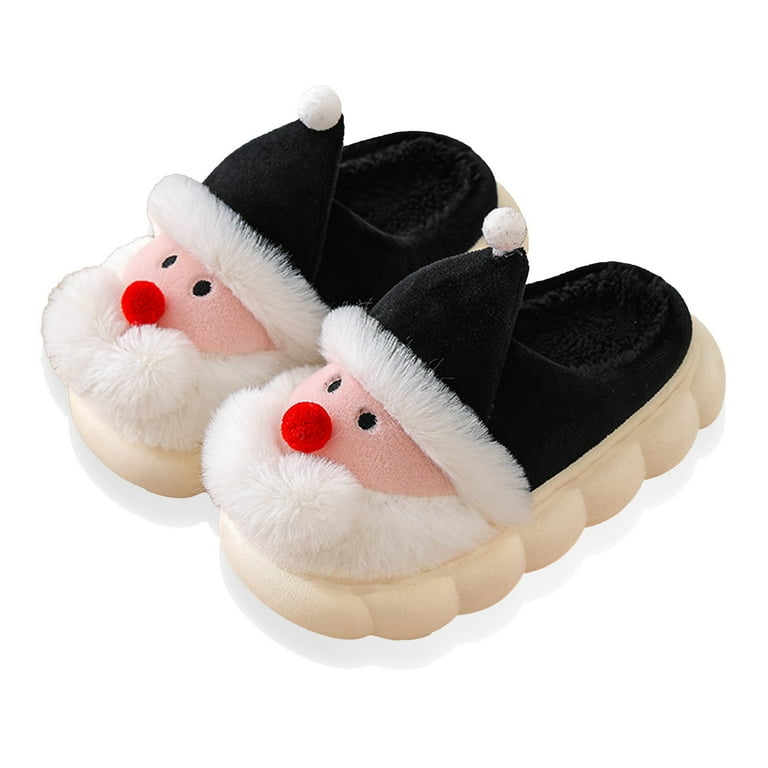 Fluffy Slippers Baby Girl Christmas Slippers Christmas Girls