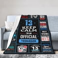 thumbnail image 1 of Wijzvio B0ccctx6bw Throw Blanket Soft Fuzzy Fleece Blanket For Couch Bed Living Room Decoration 50"X40", 1 of 9
