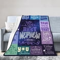 thumbnail image 1 of Wijzvio Best Friend Birthday Gift Throw Blanket Soft Fuzzy Fleece Blanket For Couch Bed Living Room Decoration 80"X60", 1 of 9