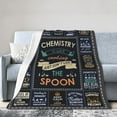 thumbnail image 1 of Wijzvio Chemistry Teacher Gifts Throw Blanket Soft Fuzzy Fleece Blanket For Couch Bed Living Room Decoration 50"X40", 1 of 9