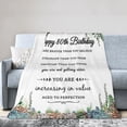 thumbnail image 1 of Wijzvio Happy 80th Birthday Throw Blanket Soft Fuzzy Fleece Blanket For Couch Bed Living Room Decoration 40"X30", 1 of 9