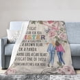 thumbnail image 1 of Wijzvio To My Sister (2) Throw Blanket Soft Fuzzy Fleece Blanket For Couch Bed Living Room Decoration 80"X60", 1 of 9