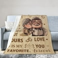thumbnail image 1 of Wijzvio Wedding Anniversary Throw Blanket Soft Fuzzy Fleece Blanket For Couch Bed Living Room Decoration 40"X30", 1 of 9