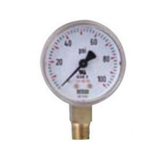 Wika 759-1.5-400 Welding & Compressed Gas Gauges with Brass Case
