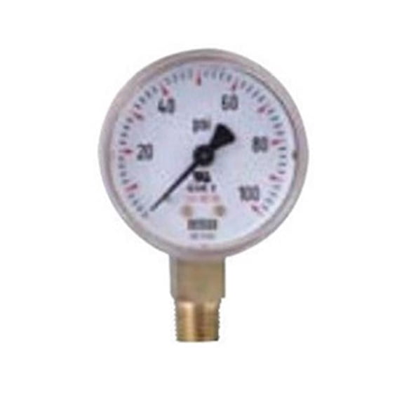 Wika 759-2.5X-30 Welding & Compressed Gas Gauges with Brass Case