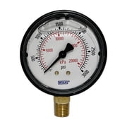Wika Pressure Gauge ,2-1/2 Dial Size,Bottom 113.13.25.3000.L