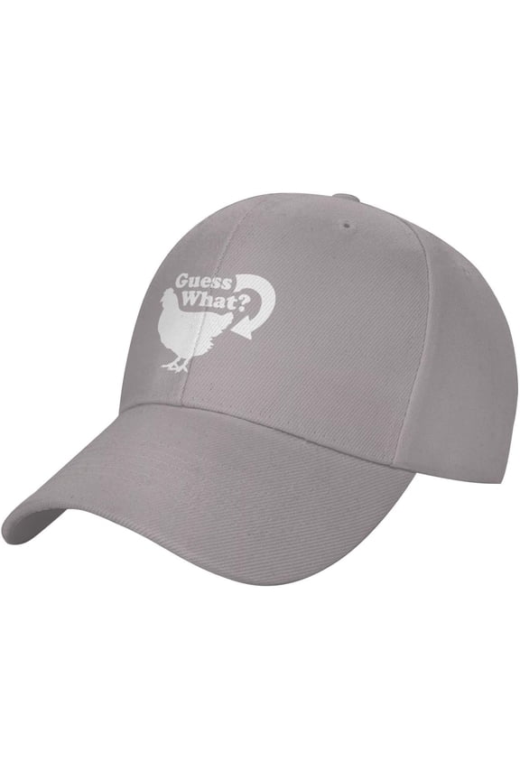 Wikjxiz Chicken Butt Hat Black Baseball Cap Men Women Adjustable Sports Sunhat Funny Dad Hat