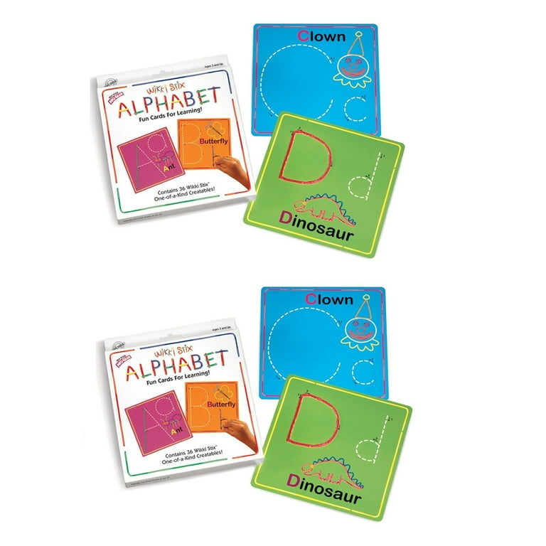 Wikki Stix Alphabet Cards – Imaginuity Play with a Purpose