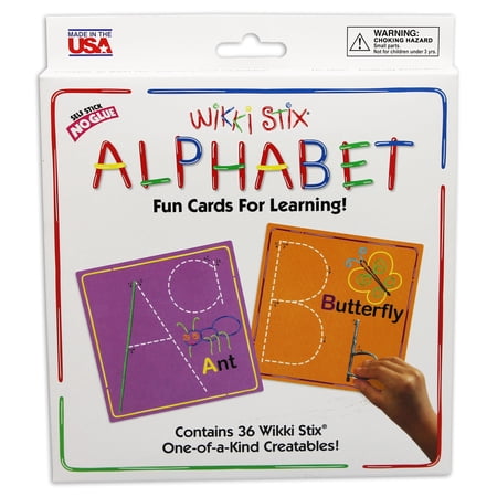 Wikki Stix® Alphabet Cards Set