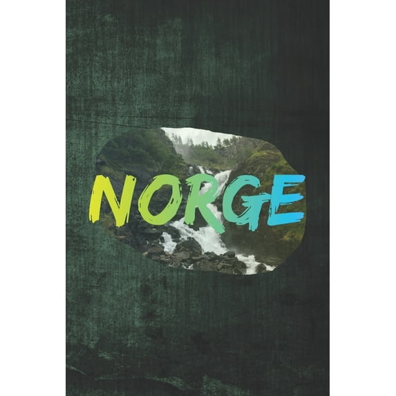 Wikstroem - Notes: Norwegen Foto Wasserfall Latefossen Norge - Tagesplaner 15,24 x 22,86 (Paperback)
