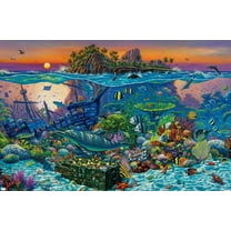 Wil Cormier - Coral Reef Wall Poster, 14.725" x 22.375"