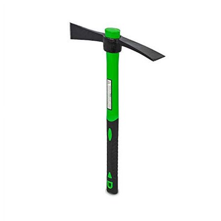 WilFiks Cutter Mattock, 15" Heavy Duty Pick Axe with Forged Heat Treated Steel Blades, Adze Hoe for Weeding, Prying and Chopping, Digging Tool with Anti-Slip Grip, Ergonomic Shock Reduction Handl