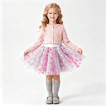 thumbnail image 1 of Wilark Girls Rainbow Tulle Skirts Party Cute Elastic Waist Dance Princess Skirts for Kids Purple 3, 1 of 6