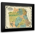 thumbnail image 1 of Wilbur 14x12 Black Modern Framed Museum Art Print Titled - San Francisco California Guidemap - Wilbur 1890, 1 of 5