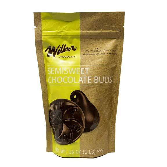 Wilbur Buds Semi-Sweet, 3 Pound Bag