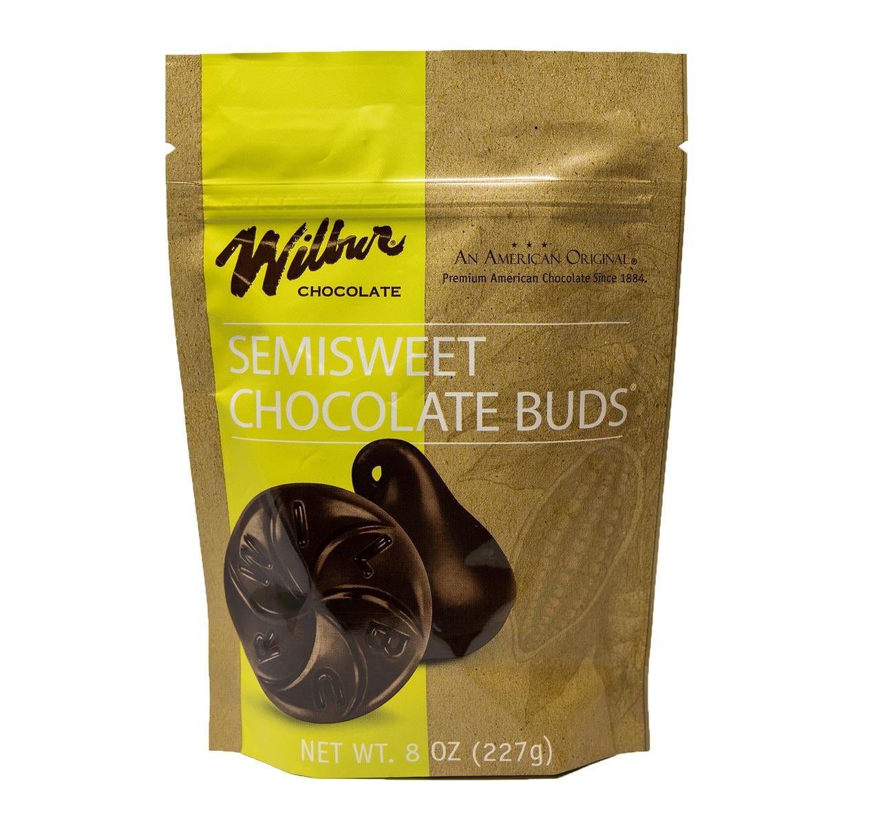 Wilbur Buds Dark Semi-Sweet Chocolate - 3-Pack Of 1 Lb Bags, Perfect For Baking, Gifts, Or Snacking