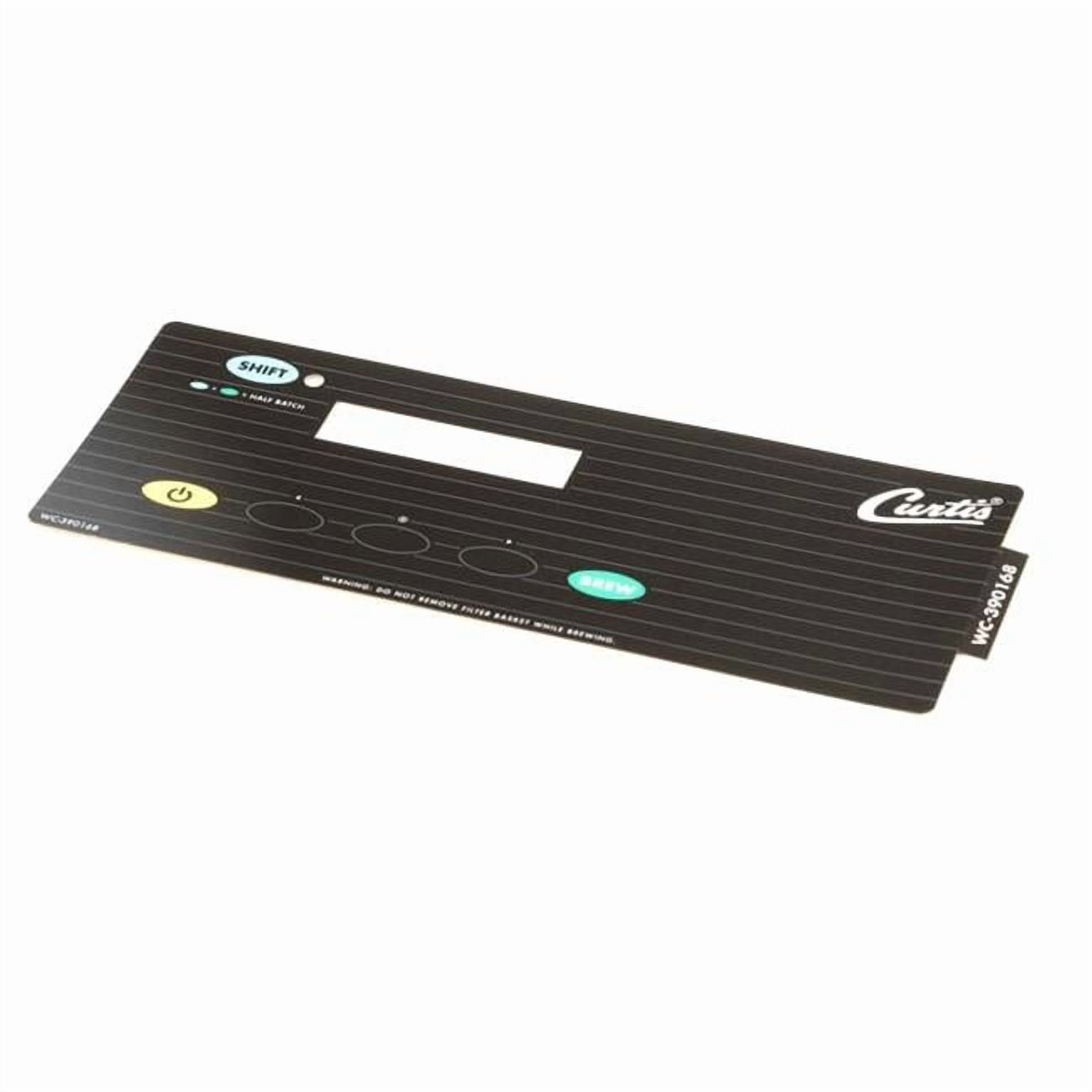 Wilbur Curtis 3375001661 Label & Overlay - Control Module, 1 Batch, TB ...