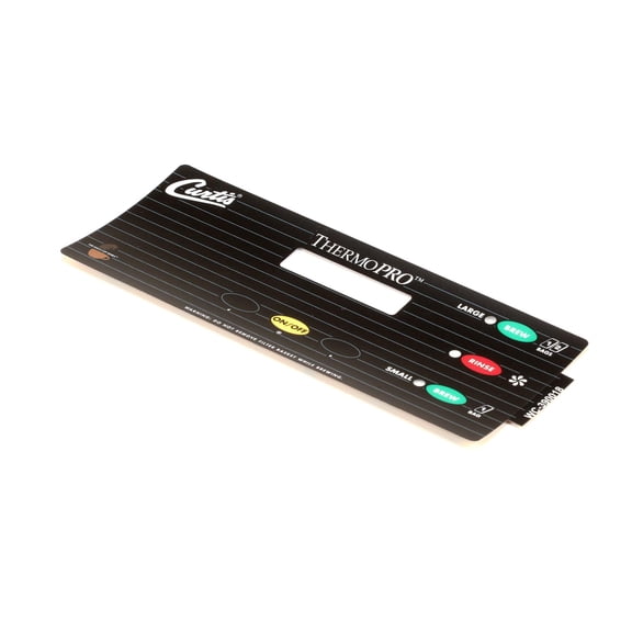 Wilbur Curtis Label, Ucm Panel 2-Batch W/ Ri WC-390018 - Genuine OEM Replacement Part