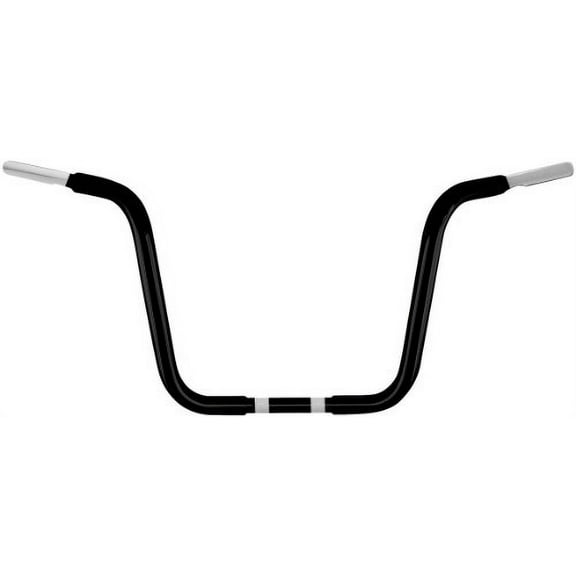 Wild 1 1-1/4" Black 12-1/2" Ape Hanger Handlebar WO502B