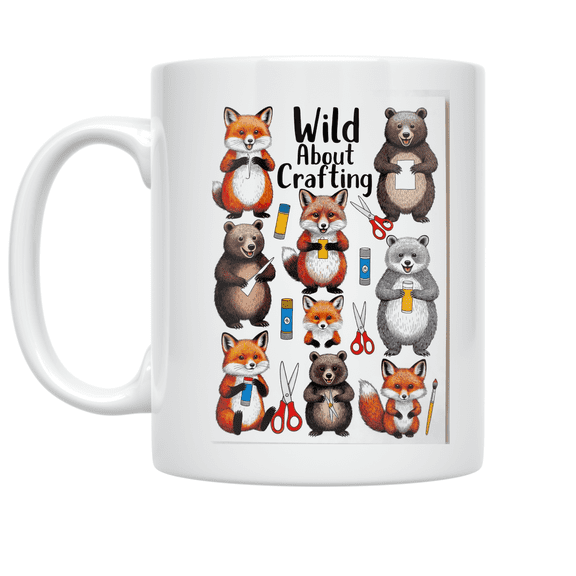 Wild About Crafting - Nature Crafts Enthusiast - 11 oz Ceramic Coffee Mug
