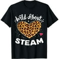 thumbnail image 1 of Wild About STEAM Leopard Squad STEM Back To School Day T-Shirt, 1 of 4