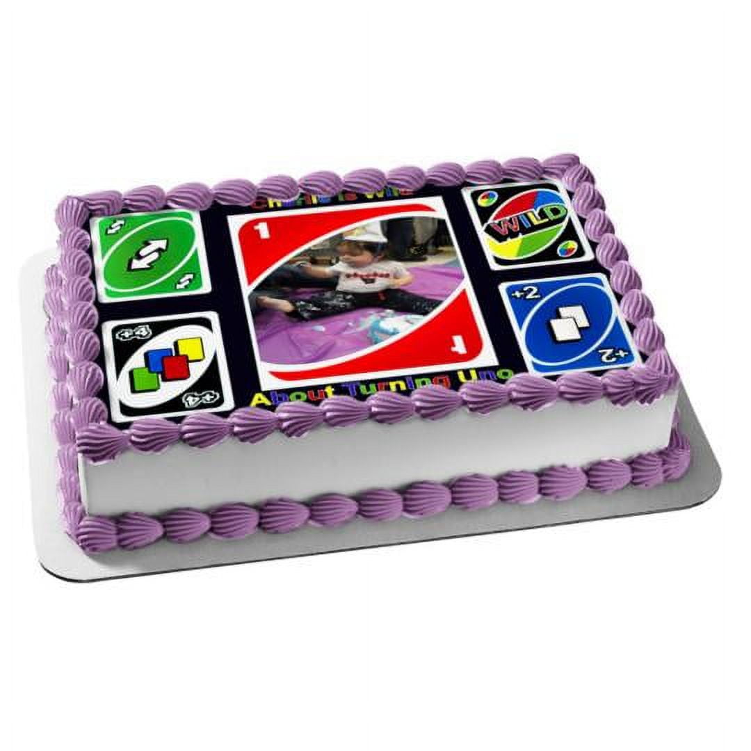 Uno reverse cake for a friend's birthday : r/Baking