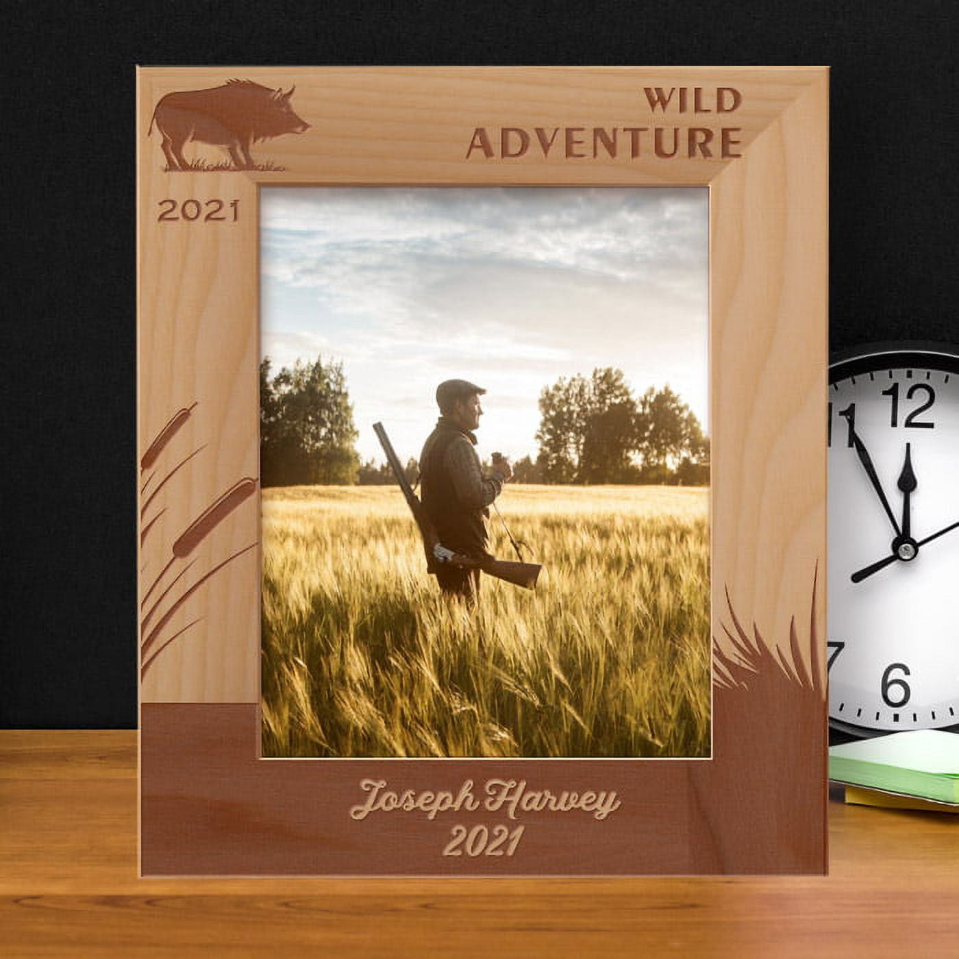 Wild Adventure Personalized Wooden Frame 8