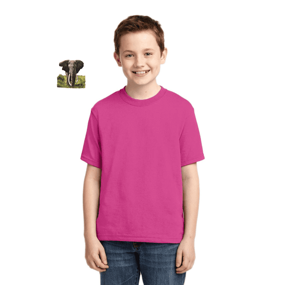 Wild African Forest Elephant Nature Animal Lover Boys Graphic Youth T-Shirt