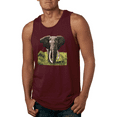 thumbnail image 1 of Wild African Forest Elephant Nature Animal Lover Graphic Tank Top, 1 of 1