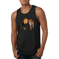 thumbnail image 1 of Wild African Lion and Cheetah Animal Lover Graphic Tank Top, 1 of 1