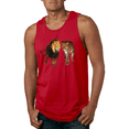 thumbnail image 1 of Wild African Lion and Cheetah Animal Lover Graphic Tank Top, 1 of 1