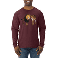 thumbnail image 1 of Wild African Lion and Cheetah Animal Lover Mens Long Sleeve Shirt, 1 of 1