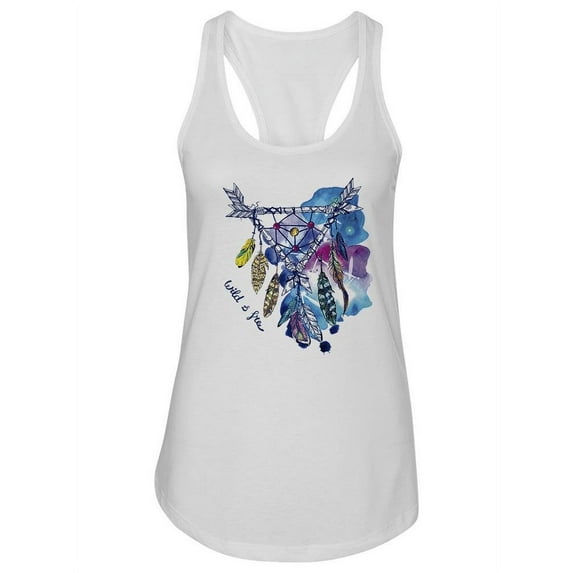 Wild And Free Ethnic Design Tank Women -Image by Shutterstock, Female x-Small