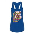 thumbnail image 1 of Wild And Free,  Tank Women -Image by Shutterstock, Female XX-Large, 1 of 2