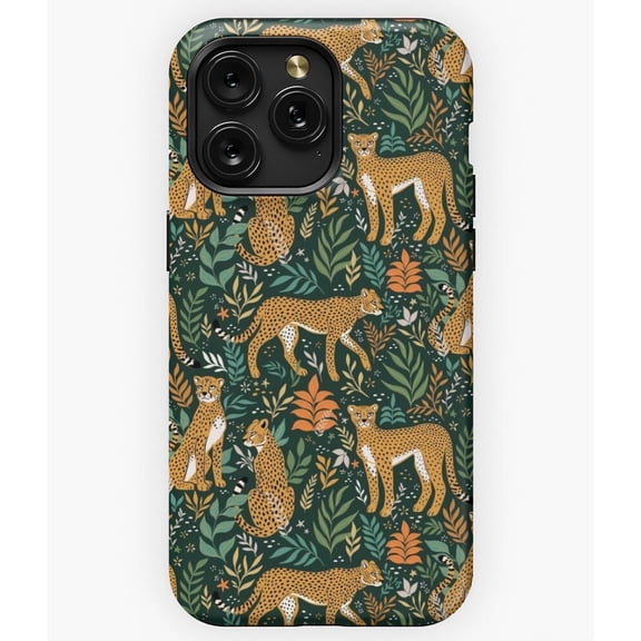 Wild Animal Cheetah Leopard Print Boho iPhone 11 12 13 14 15 16 17 Pro Max Case