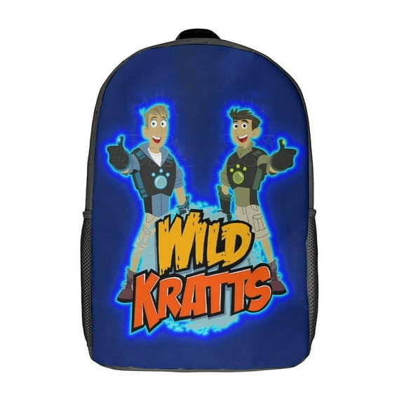 Wild Animal Kratts Laptop Backpack Comfort Backpack Casual Sports 3d Print Lightweight Rucksack Daypack - 17 Inch
