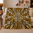 thumbnail image 1 of Wild Animal-Print Autumn Hearth Design, Festive autumn celebration Scene, Warm Flannel Blanket for Cabin and Lodge with Detailed Artwork, Wildlife Lovers autumn celebration Gift, Festive Home Decor, 1 of 9