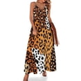 thumbnail image 1 of Wild Animal Print Collage Pattern Sleeveless Dress Loose Women's Dress Dresses Luxury Evening Dresses, 1 of 9