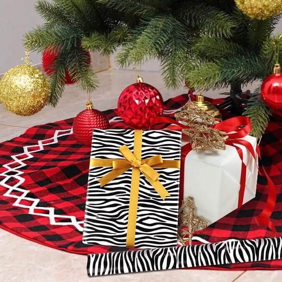 Wild Animal Print Gift Wrapping Paper Sheet Zebra Leopard Tiger Pattern for DIY Crafts Birthday Party Decor 20x38 Inch