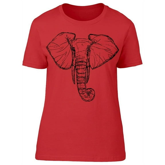 Wild Animal Safari Elephant T-Shirt Women -Image by Shutterstock, Female Medium