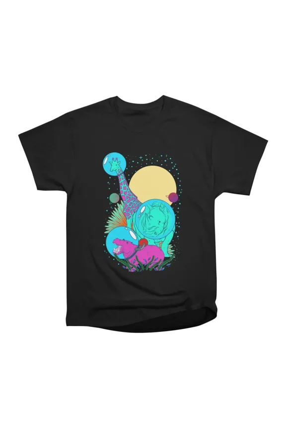 Wild Animal Space T-Shirt Tee Gift For Him Merch For Her Apparel For Friend