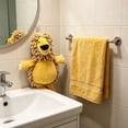 thumbnail image 1 of Wild Animals Chenille Hanging Towel,Ultra Soft Absorbent Fast-Drying Fuzzy Hand Towel,Machine Washable,Cute Fuzzy for Bathroom,Kitchen,Home Decor, 1 of 6