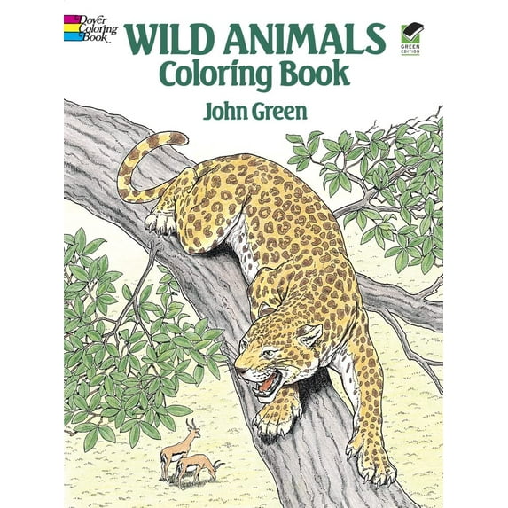 Pre-Owned Wild Animals Coloring Book (Paperback) 0486254763 9780486254760
