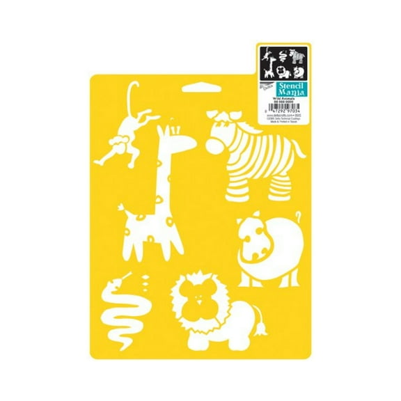 Wild Animals - Delta Creative Stencil - 7in. x 10in. (970790710)