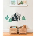 thumbnail image 1 of Wild Animals, Tropical Leaves Vinyl Wall Sticker - Panda, 1 of 3