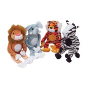 Wild Animals with Closable Hands Pack of 12