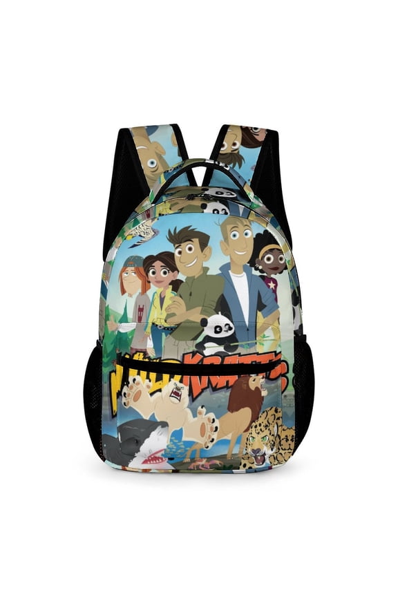 Wild Anime Kratts Backpacks Travel Laptop Backpack Lightweight Bookbags Casual Daypack