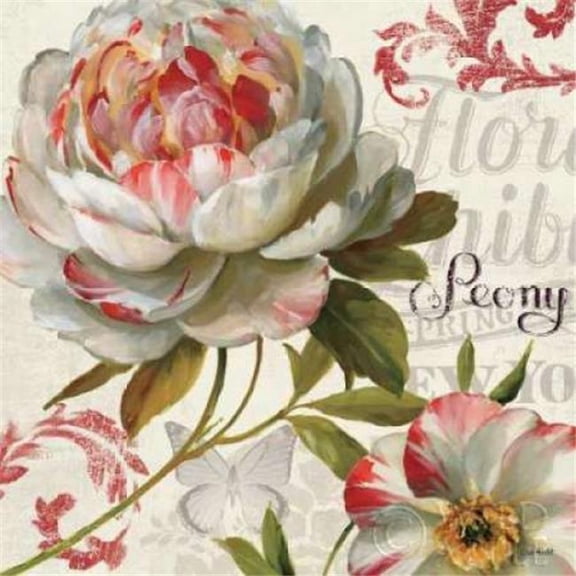 Wild Apple Graphics PDX12668LARGE Spring Flair III Poster Print by Lisa Audit, 24 x 24 - Large