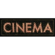 Wild Apple Graphics PDX15468LARGE Cinema Marquee Poster Print by James Wiens, 12 x 36 - Large