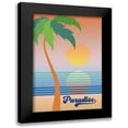 thumbnail image 1 of Wild Apple Portfolio 11x14 Black Modern Framed Museum Art Print Titled - Paradise, 1 of 5